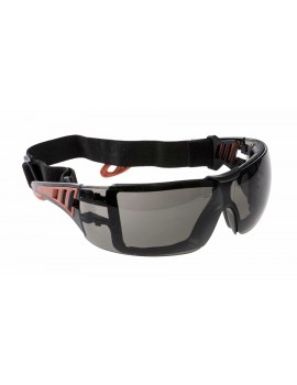 Portwest PS11 - Tech Look Plus Spectacle - Smoke Eye & Face Protection
